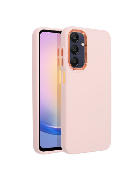 Coque FRAME pour SAMSUNG A25 5G rose poudré