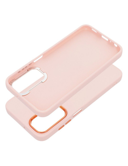 Coque FRAME pour SAMSUNG A25 5G rose poudré