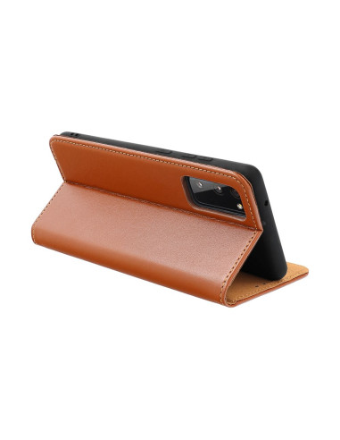 Étui en cuir SMART PRO pour SAMSUNG A05 marron