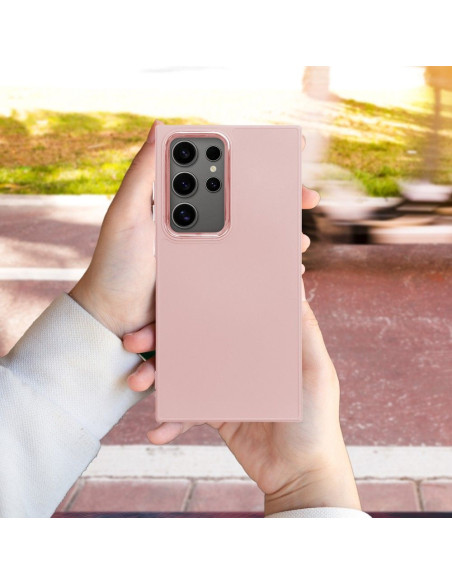 Coque FRAME pour SAMSUNG A05s rose poudré