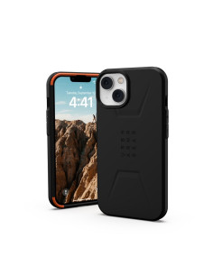 Coque ( UAG ) Urban Armor Gear Civilian compatible avec MagSafe pour IPHONE 14 PLUS noir 2