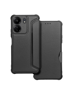 Etui RAZOR Book pour Xiaomi Redmi 13C noir