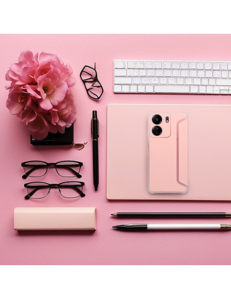 Étui pour livre PIANO pour XIAOMI Redmi 13C peach fuzz