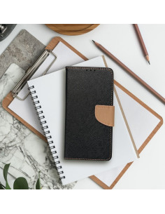FANCY Book case for SAMSUNG A05S black / gold 2