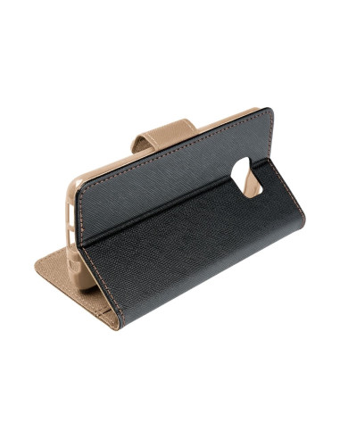 Etui pour SAMSUNG A15 5G noir / or