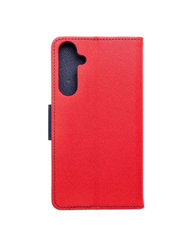 Etui pour SAMSUNG A55 rouge / bleu marine
