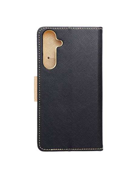 Etui pour SAMSUNG A55 noir / or