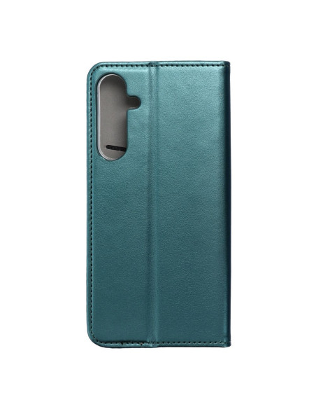 Etui Smart Magneto pour SAMSUNG A55 vert foncé