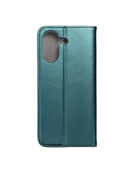 Etui Smart Magneto pour XIAOMI REDMI 13C 4G / 13C 5G / POCO C65 vert foncé