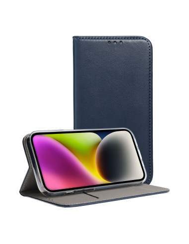 Etui Smart Magneto pour XIAOMI REDMI 13C 4G / 13C 5G / POCO C65 bleu marine