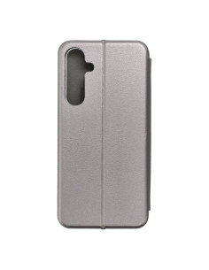 Etui Book Elegance pour SAMSUNG A35 acier 2