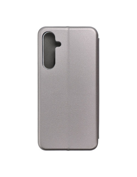 Etui Book Elegance pour SAMSUNG A55 acier
