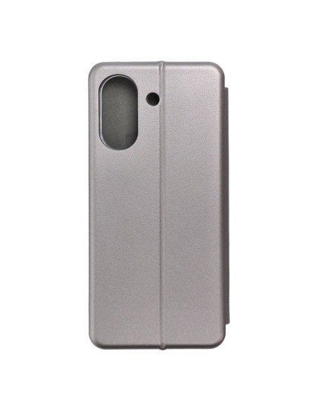 Étui Book Elegance pour Xiaomi Redmi 13c / POCO C65 acier