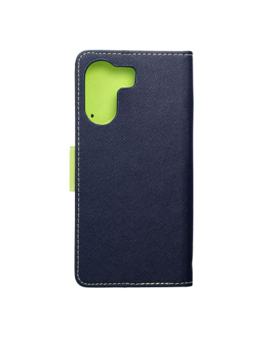 Etui pour XIAOMI Redmi 13c / POCO C65 bleu marine / vert lime
