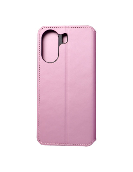 DUAL POCKET Book case for XIAOMI Redmi 13c / POCO C65 light pink