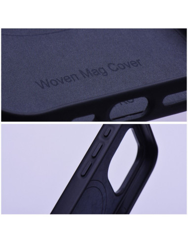 Woven Mag Cover for IPHONE 12 black