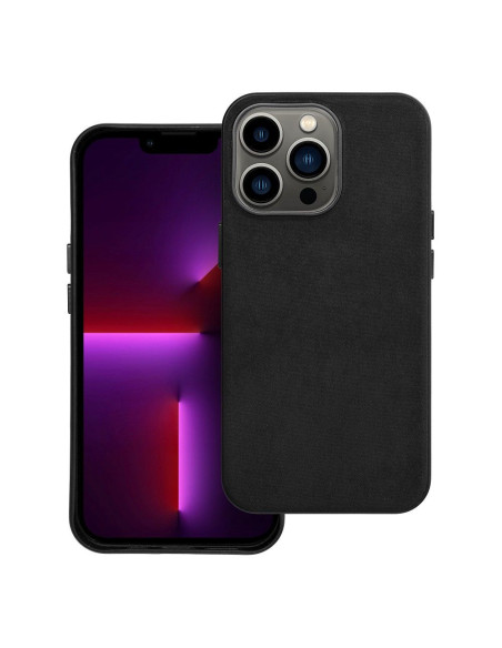 Housse Mag tissée compatible avec MagSafe pour IPHONE 13 PRO noir