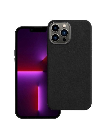 Housse Mag tissée compatible avec MagSafe pour IPHONE 13 PRO MAX noir
