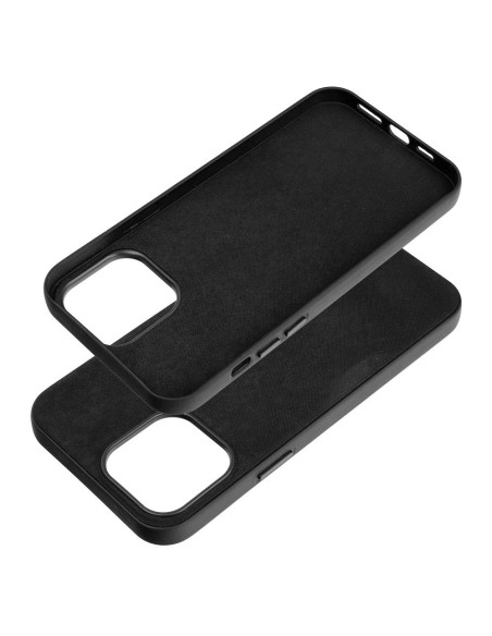 Housse Mag tissée compatible avec MagSafe pour IPHONE 13 PRO MAX noir