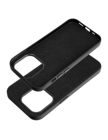 Housse Mag tissée compatible avec MagSafe pour IPHONE 14 PRO noir