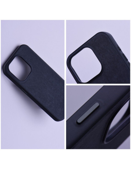 Housse Mag tissée compatible avec MagSafe pour IPHONE 14 PRO noir