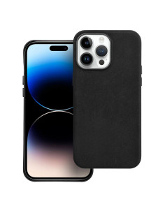 Housse Mag tissée compatible avec MagSafe pour IPHONE 14 PRO MAX noir
