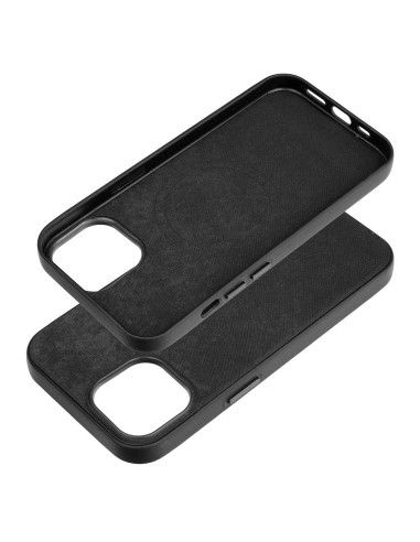 Housse Mag tissée compatible avec MagSafe pour IPHONE 15 noir