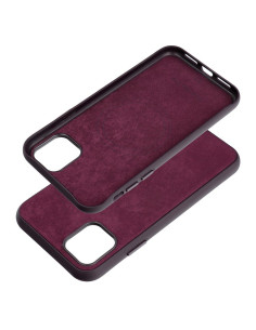 Housse Mag tissée compatible avec MagSafe pour IPHONE 11 bordeaux 2