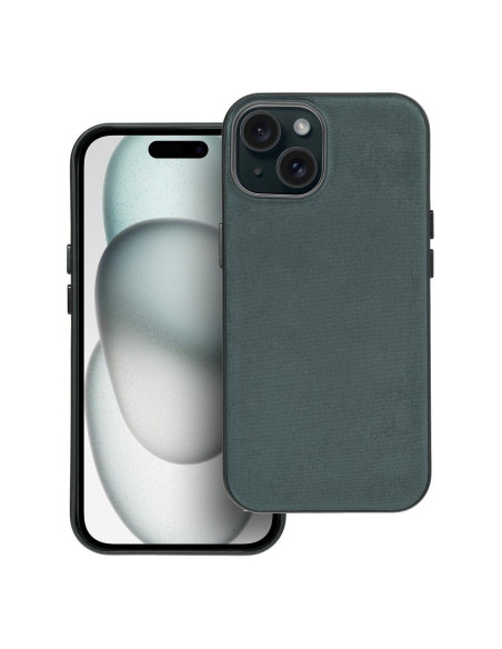 Housse Mag tissée compatible avec MagSafe pour IPHONE 15 vert
