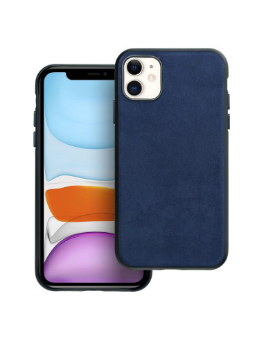 Housse Mag tissée compatible avec MagSafe pour IPHONE 11 bleu