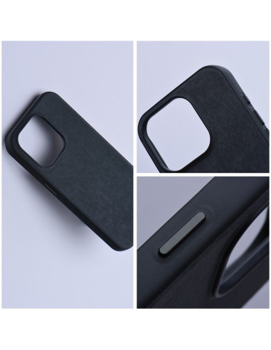 Housse Mag tissée compatible avec MagSafe pour IPHONE 13 bleu