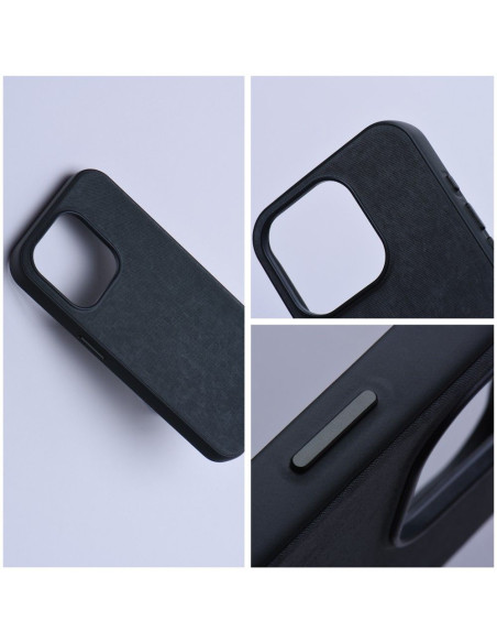 Housse Mag tissée compatible avec MagSafe pour IPHONE 13 bleu