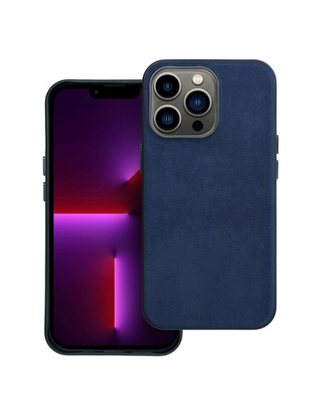 Housse Mag tissée compatible avec MagSafe pour IPHONE 13 PRO bleu