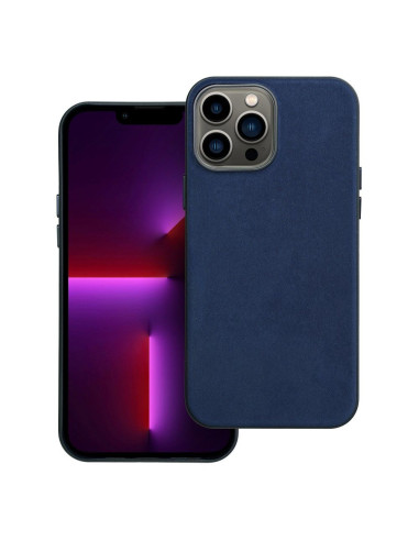 Housse Mag tissée compatible avec MagSafe pour IPHONE 13 PRO MAX bleu