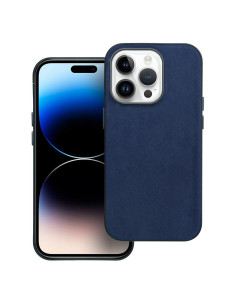 Housse Mag tissée compatible avec MagSafe pour IPHONE 14 PRO bleu