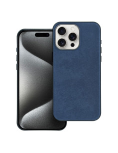 Housse Mag tissée compatible avec MagSafe pour IPHONE 15 PRO MAX bleu