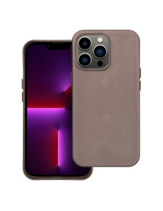 Housse Mag tissée compatible avec MagSafe pour IPHONE 13 PRO marron clair