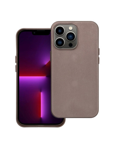 Housse Mag tissée compatible avec MagSafe pour IPHONE 13 PRO marron clair