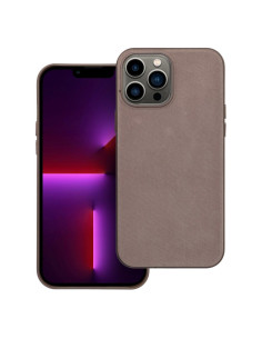 Housse Mag tissée compatible avec MagSafe pour IPHONE 13 PRO MAX marron clair