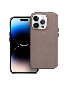 Housse Mag tissée compatible avec MagSafe pour IPHONE 14 PRO marron clair
