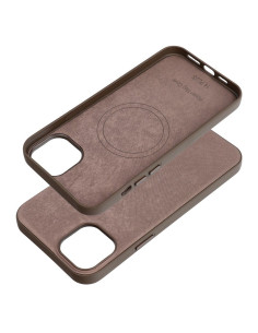 Housse Mag tissée compatible avec MagSafe pour IPHONE 14 PLUS marron clair 2