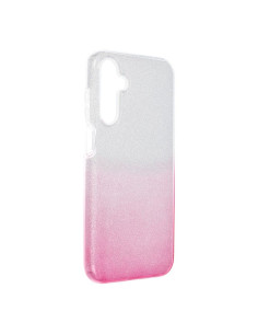Coque Forcell - SHINING pour SAMSUNG Galaxy A15 5G / A15 4G TRANSPARENT / ROSE