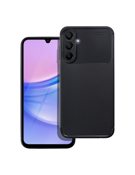 Coque CARBONE PREMIUM pour SAMSUNG A15 5G / A15 4G noir