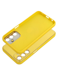 Etui LEATHER Case en cuir pour SAMSUNG Galaxy A15 5G / A15 4G JAUNE 2