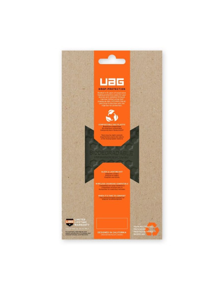 ( UAG ) Urban Armor Gear Biodegradable Outback case for iPhone 14 PRO black