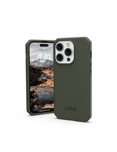 ( UAG ) Urban Armor Gear Biodegradable Outback case for iPhone 14 PRO MAX green