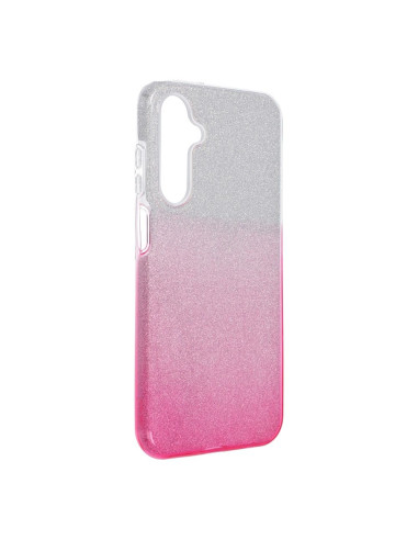 Coque Forcell - SHINING pour SAMSUNG Galaxy A25 5G TRANSPARENT / ROSE