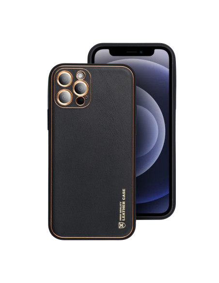 Etui LEATHER Case en cuir pour SAMSUNG Galaxy A25 5G NOIR