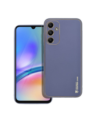 Etui LEATHER Case en cuir pour SAMSUNG Galaxy A25 5G BLEU