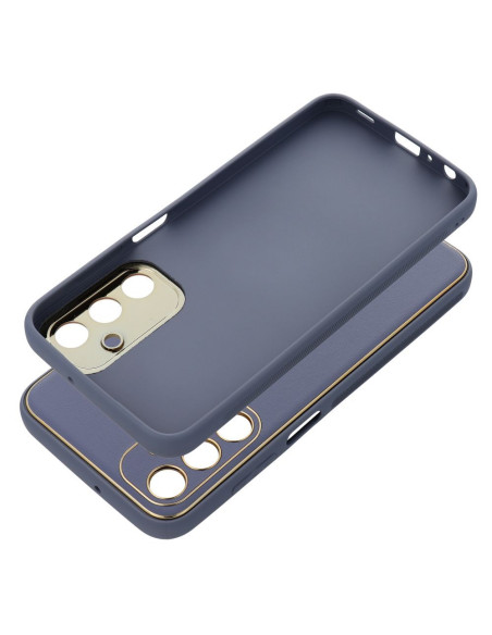 Etui LEATHER Case en cuir pour SAMSUNG Galaxy A25 5G BLEU
